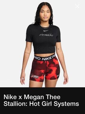 Nike x Megan Thee Stallion Hot Girl Systems Hottie Slim Fit Nike Tee Medium